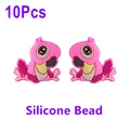 10pcs Bright pink