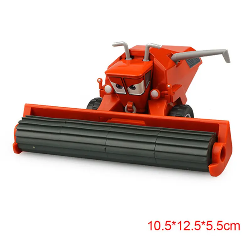 Disney Pixar Cars 2 3 Lightning McQueen Race Div Fritter Miss Tractor Frank 1:55 modelo de coche de aleación de Metal fundido a presión para chico regalo de Navidad - imagen 5