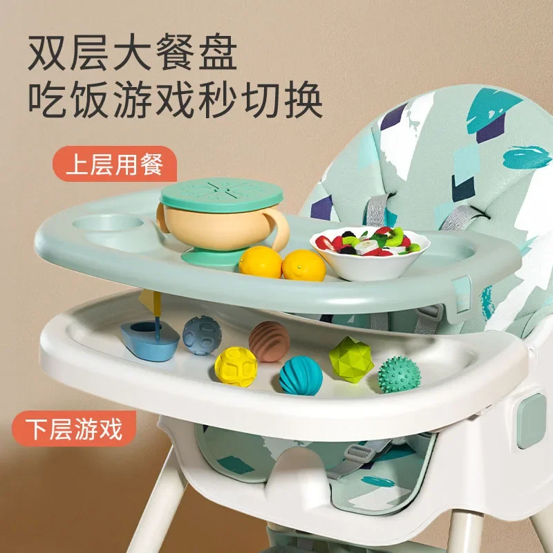 Silla de comedor para bebé reclinable y regulable tipo mecedora - imagen 4
