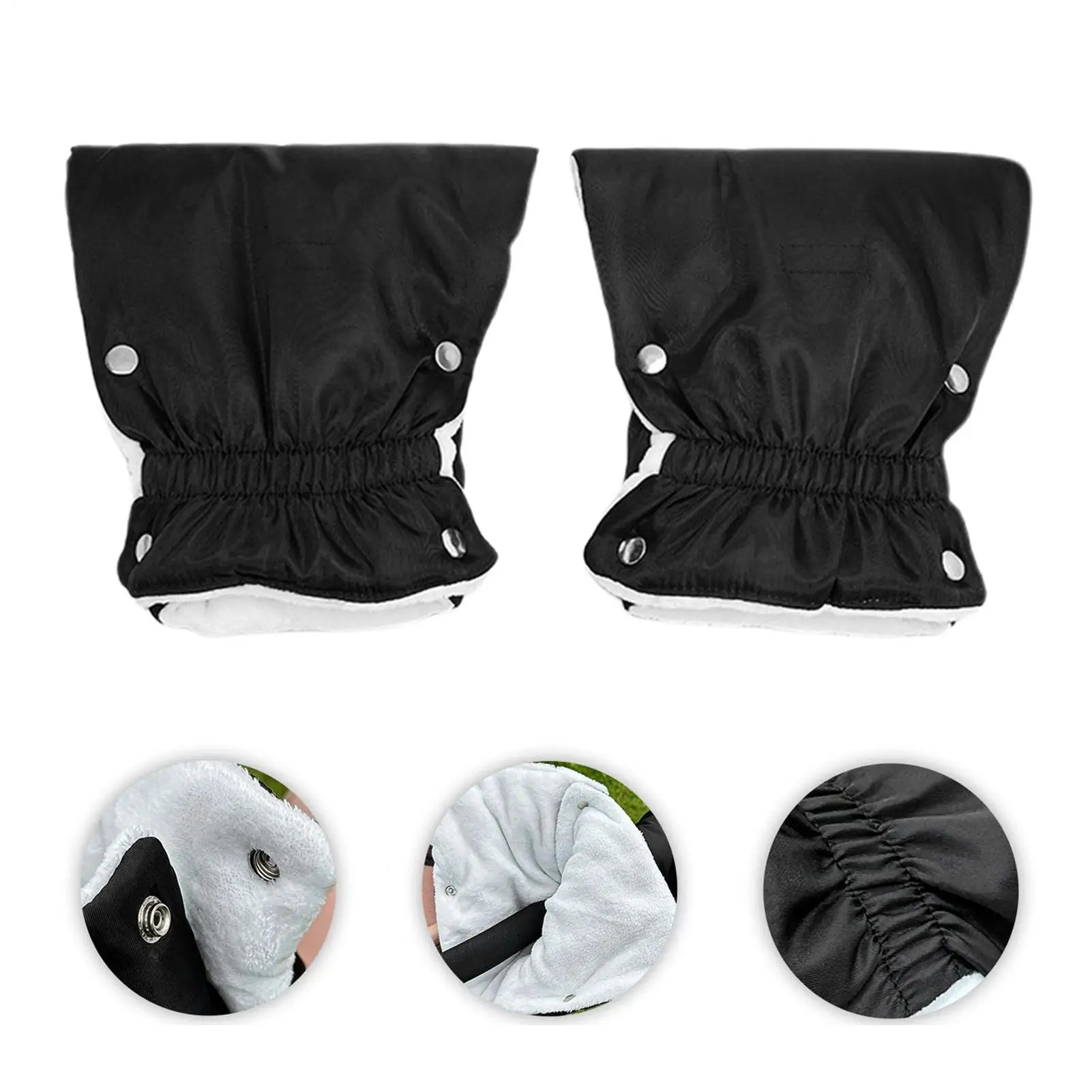 Manoplas impermeables para cochecito – Térmicas y antideslizantes - imagen 2
