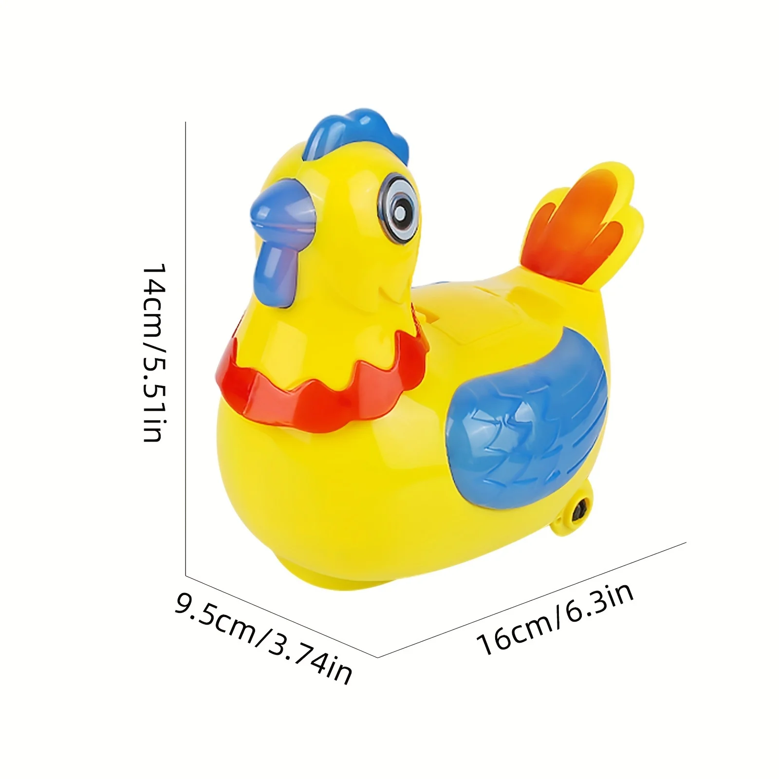 Muñeco de juguete eléctrico para poner huevos, pollo con sonido, música, parlante, pollo que camina, canto, baile, pollito, juguete de Pascua para niños y niñas - imagen 2