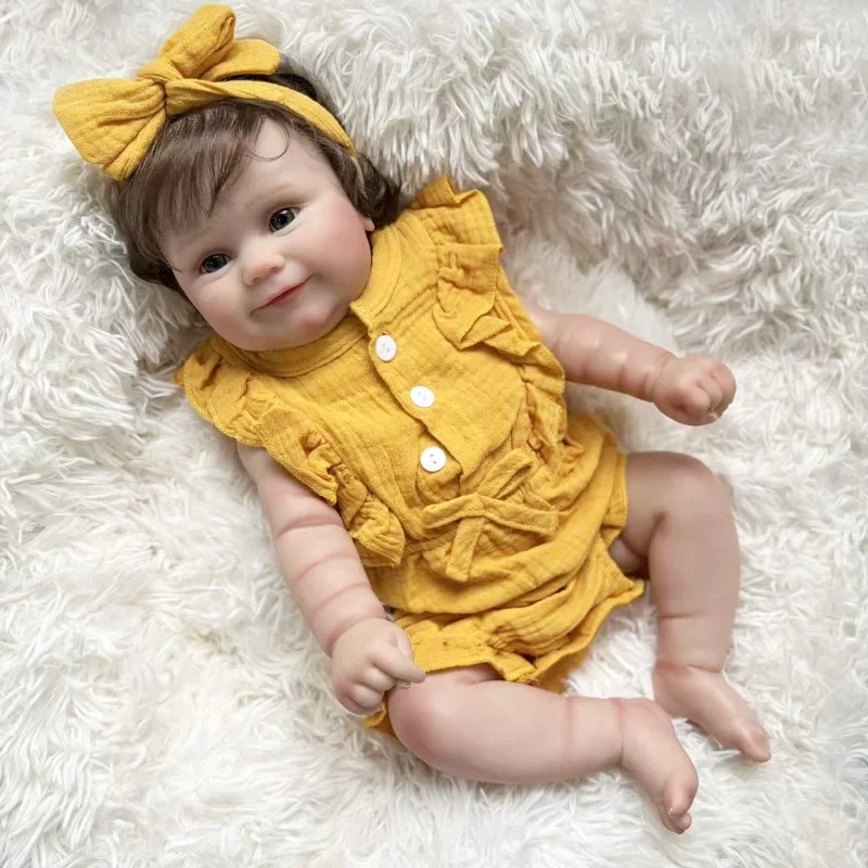 NPK-pintura de múltiples capas de piel 3D de 18 pulgadas con venas visibles, juguete hecho a mano de Maddie Reborn de cuerpo completo de alta cantidad para regalo de Navidad - imagen 5