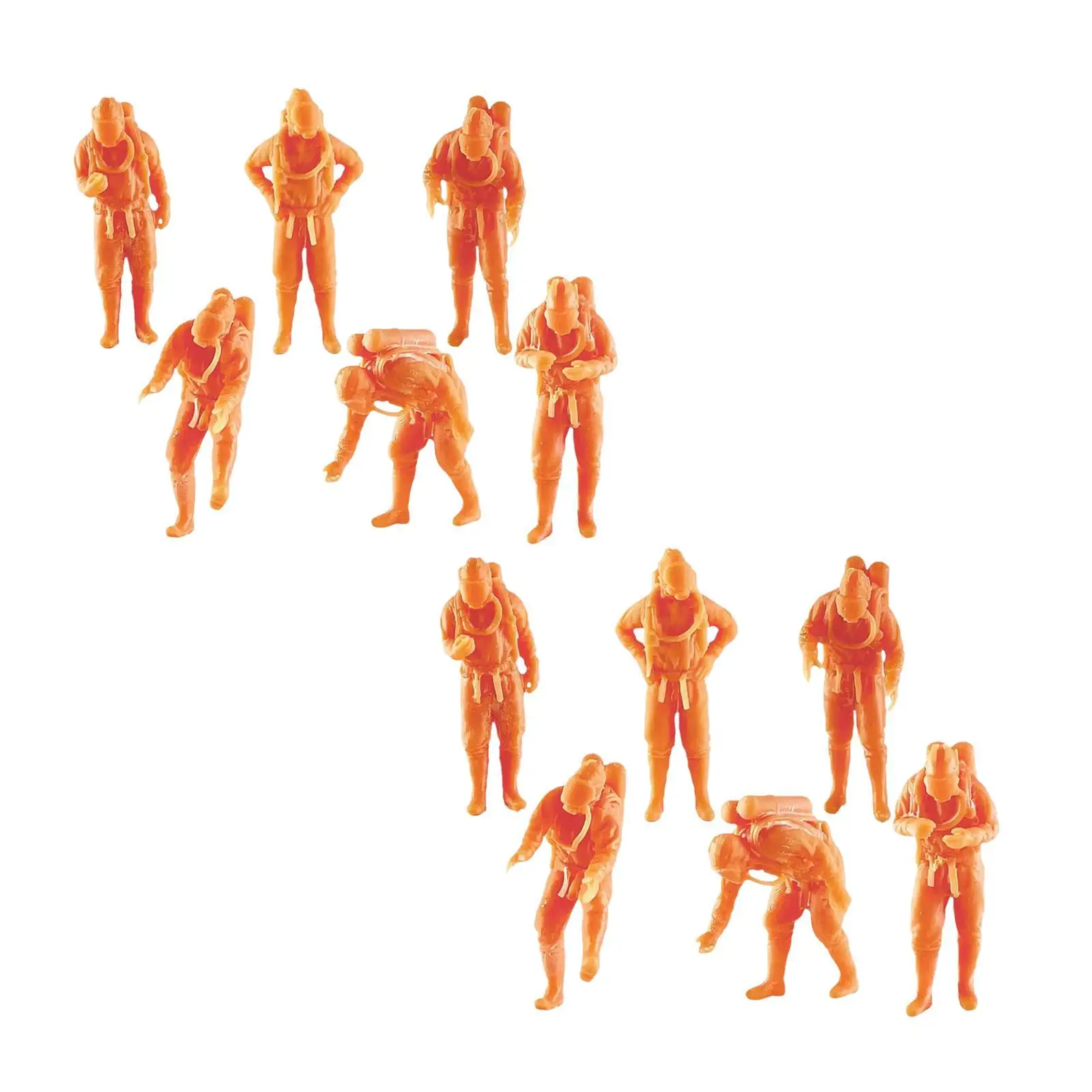 6Pcs Miniature Model Figures Micro Scene Figures, Creative, Simulation Figurines Resin People Models for DIY Scene Decor