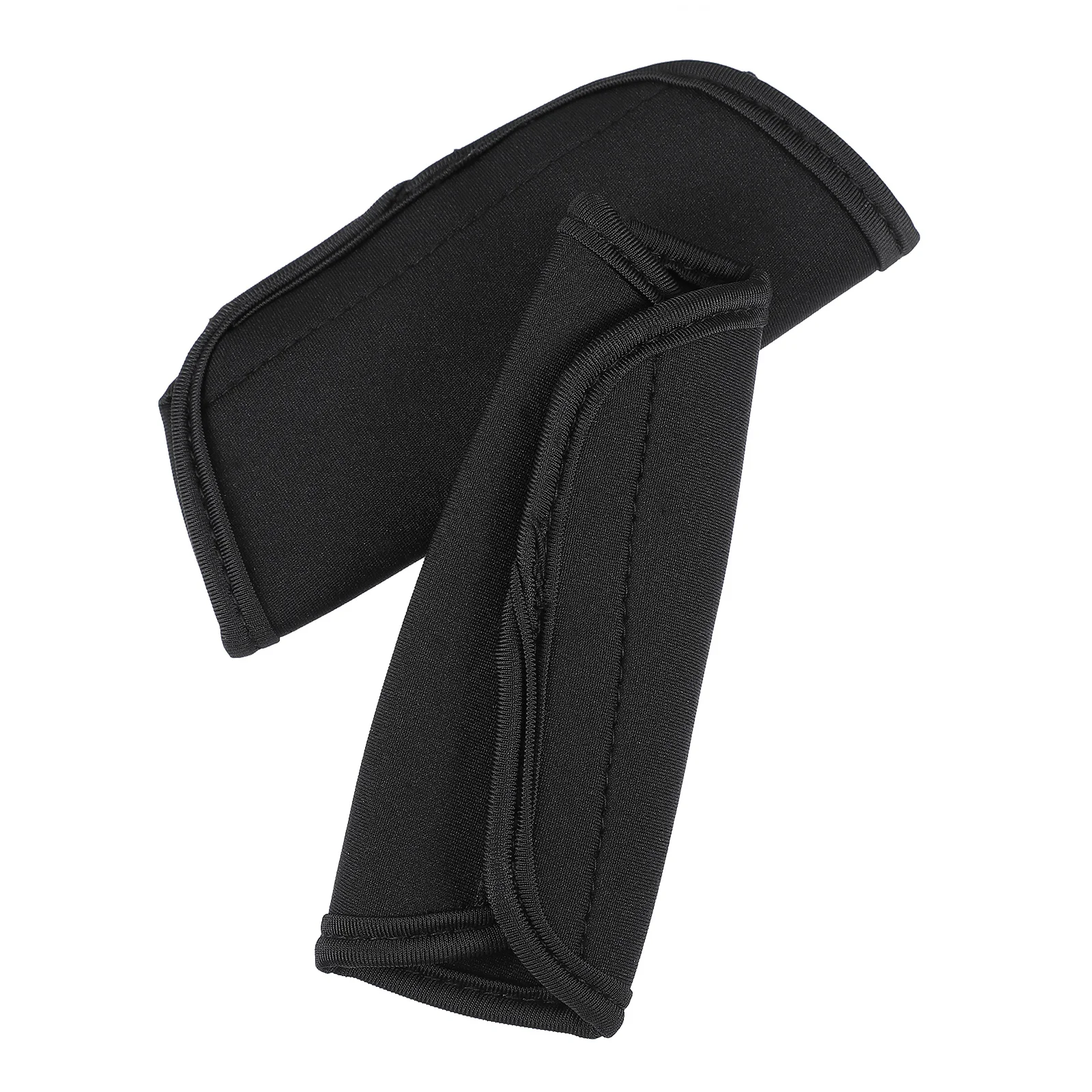 Funda protectora de almohada para cochecito, funda para reposabrazos de cochecito de bebé, manguitos de mango de bicicleta de neopreno negro para oficina - imagen 5