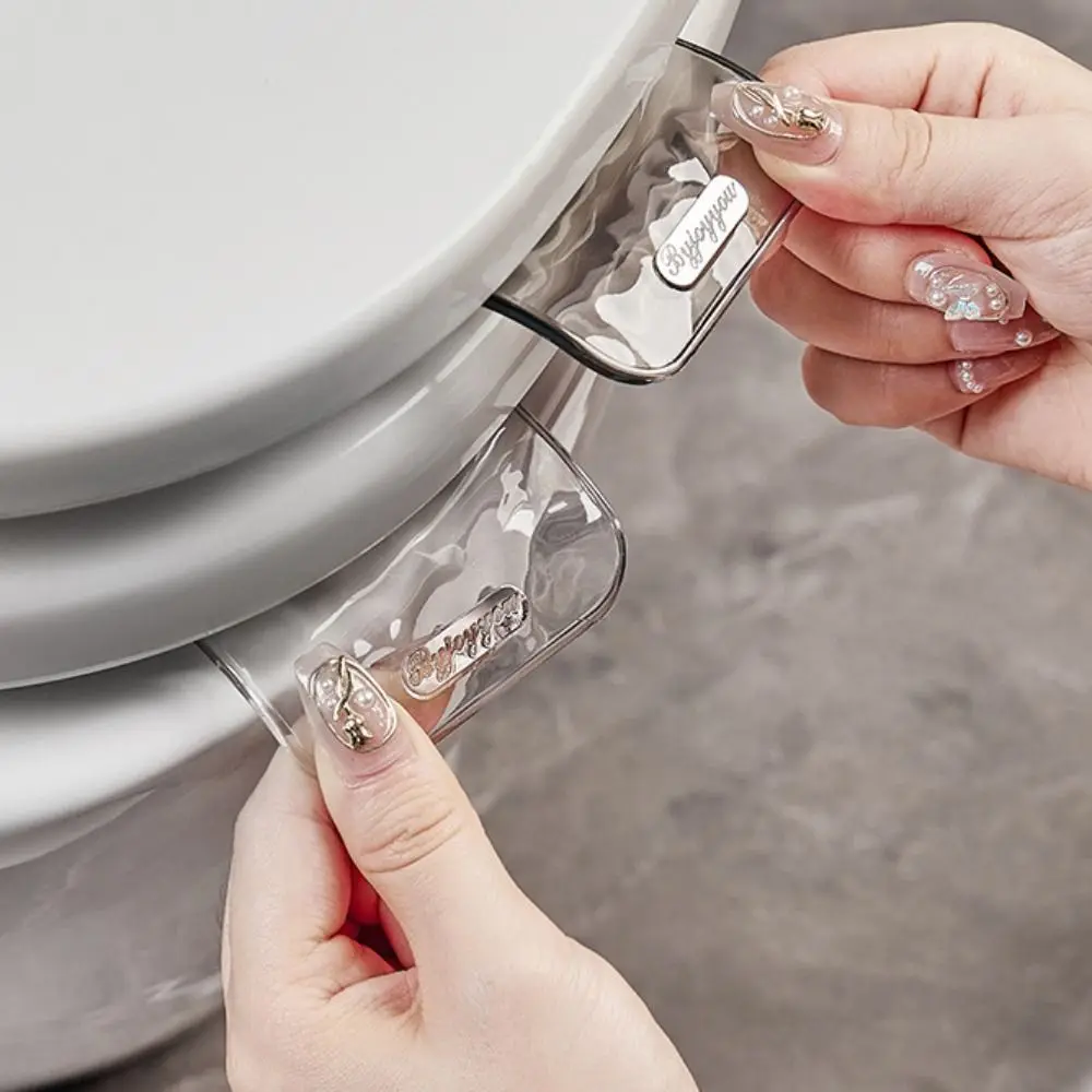 Tapa de inodoro multifuncional, tapa de elevación de asiento de inodoro, ondas de agua, levantamiento de manos no sucias, anillo de inodoro, mango de elevación - imagen 3