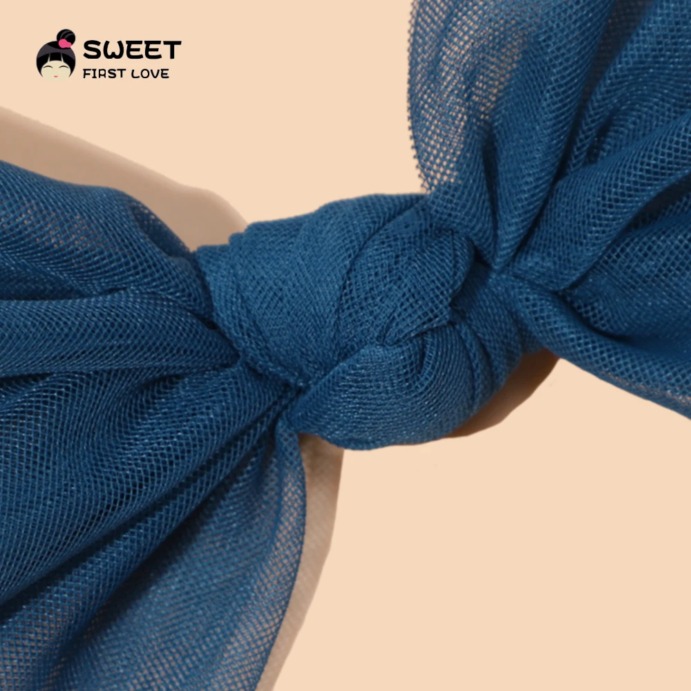 Diademas para el pelo con lazo elástico de encaje para niña, diadema con lazo para niño, accesorios para el cabello para bebé - imagen 5