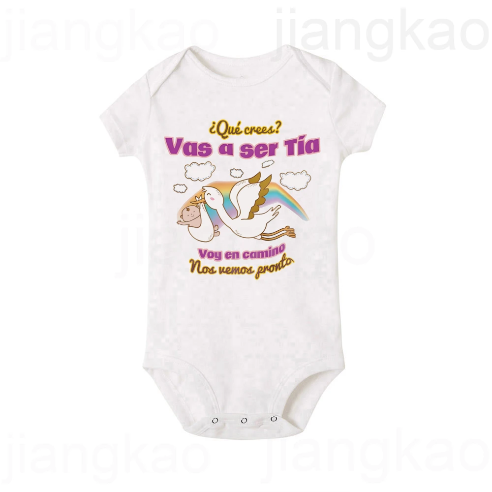 Lo que pensé que estás va ser un tío/toma, te vejo pronto, Body para bebé, ropa de anuncio de embarazo, mameluco infantil - imagen 5