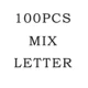 100Pcs Mix Letter