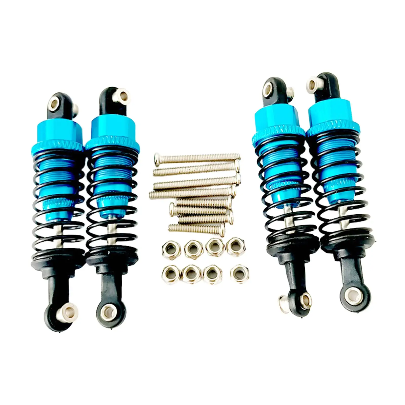 4 Pieces Oil Shock Absorbers for RC Car Spare Parts for Remote Control Car Dampers 1/12 1/16 Scale for D90 MN78 MN82 C14 C24
