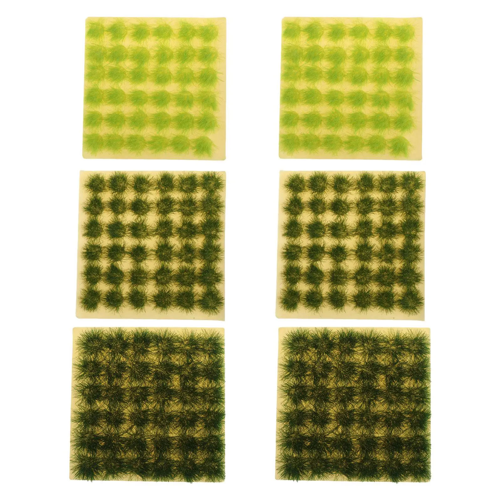 Cluster Grass Model Trains Landscape for Accessory Decor Micro Landscape