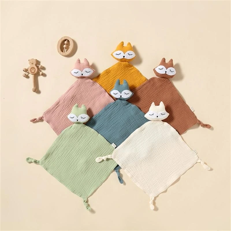 M76C recién nacidos calmando toallas infantiles comodidad para bebés para dormir juguetes manta para dormir