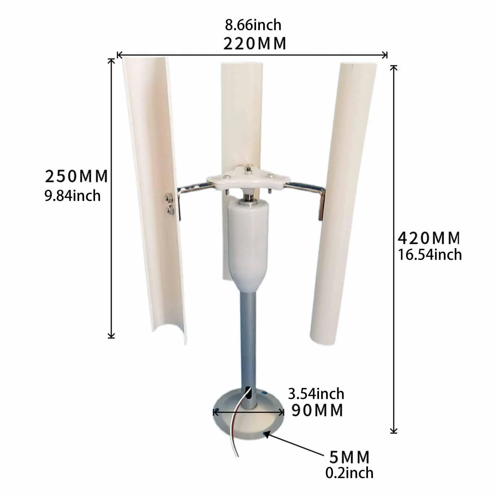 Wind Turbine Generator Kit Three-phase Alternating Current for Lab School