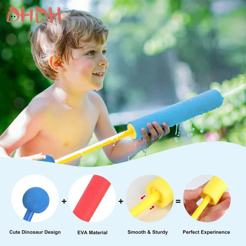 Pistola de agua con burbujas para niños – Boquilla desmontable verano - imagen 4