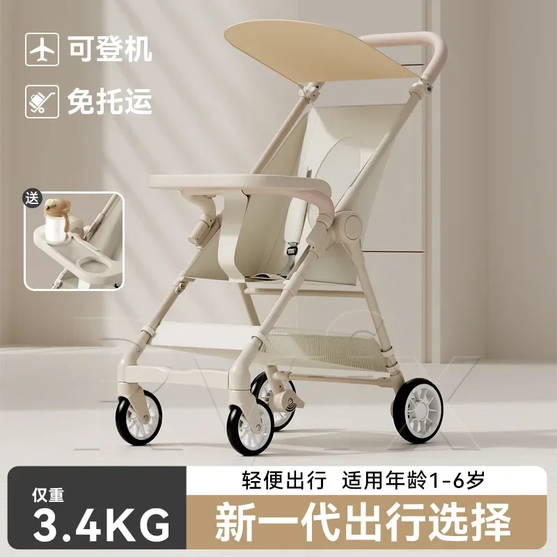 Cochecito de bebé conveniente para viaje, cochecito plegable, puede tabla, cochecito portátil pequeño - imagen 2