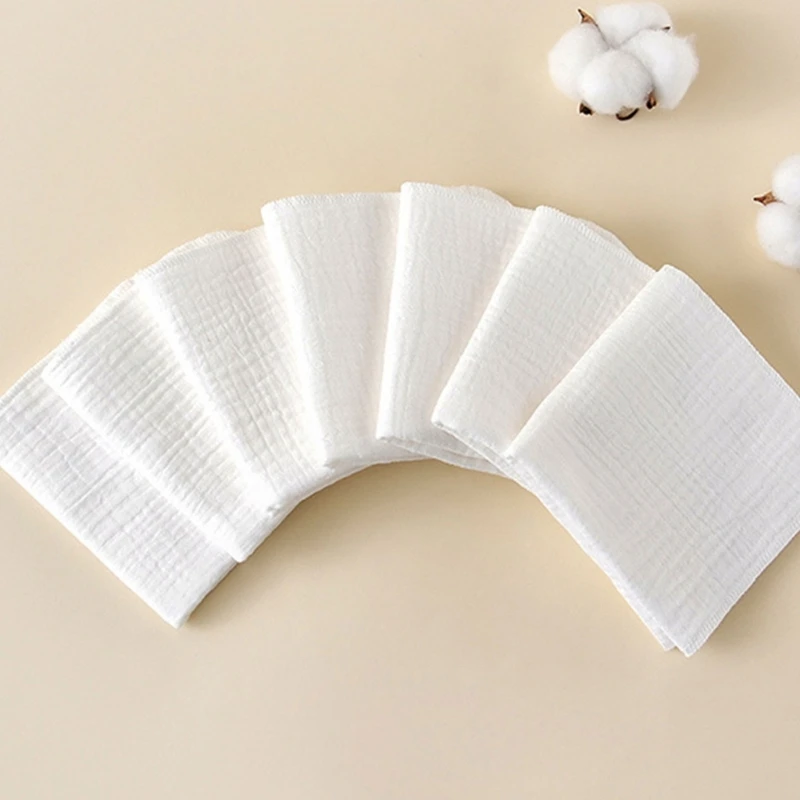 25x25cm 25x50cm bebé 4 capas de gasa de algodón puro toalla pequeña toalla para la cara toalla cuadrada toalla para la boca paño de baño para bebé