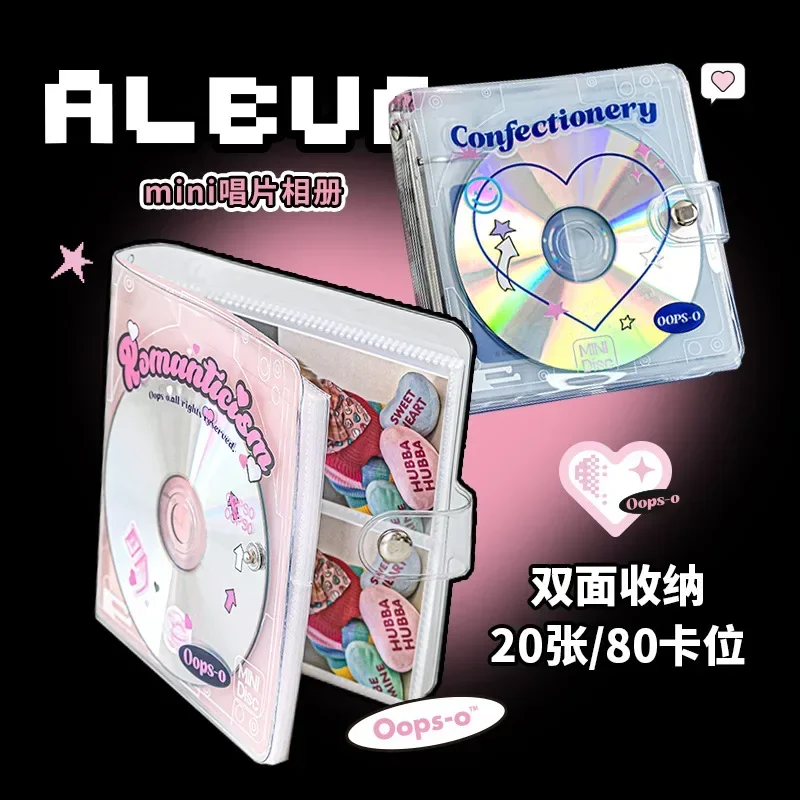 Tarjetas fotográficas Retro CD Kpop, carpeta de libros A7, cubierta de cuaderno, Agenda, planificador, papelería, conjunto de álbum de fotos - imagen 4