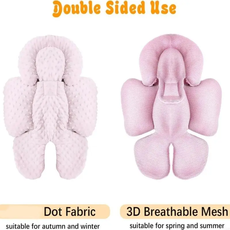 Cojín transpirable ergonómico para cochecito bebé – Soporte cómodo - imagen 3