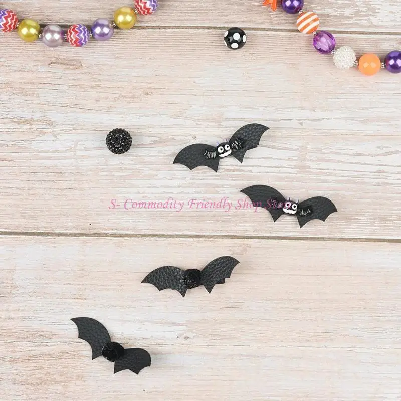 85AE 2 piezas pinzas para murciélago Halloween, horquilla con alas murciélago, accesorios decorativos para - imagen 5