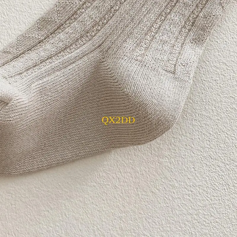 Panteleras cintura elástica QX2D para niñas acogedor fondos estirables pantalones accesorio ropa transición estacional - imagen 5