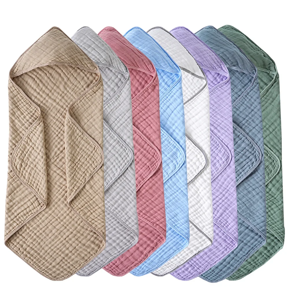 Toalla con capucha de algodón suave para bebé – Absorbente y cómoda - imagen 2