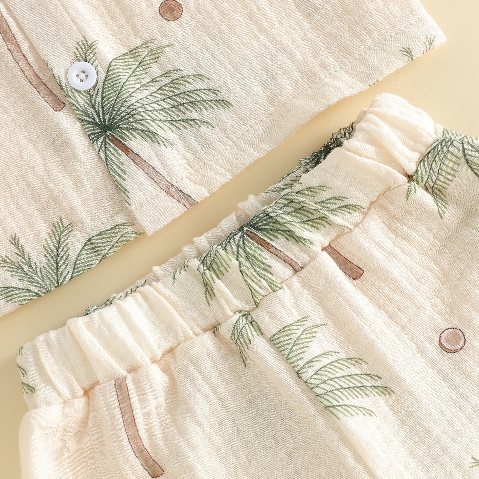 Conjunto bebé camisa manga corta y pantalón estampado dinosaurio - imagen 5