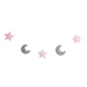 pink star gray moon
