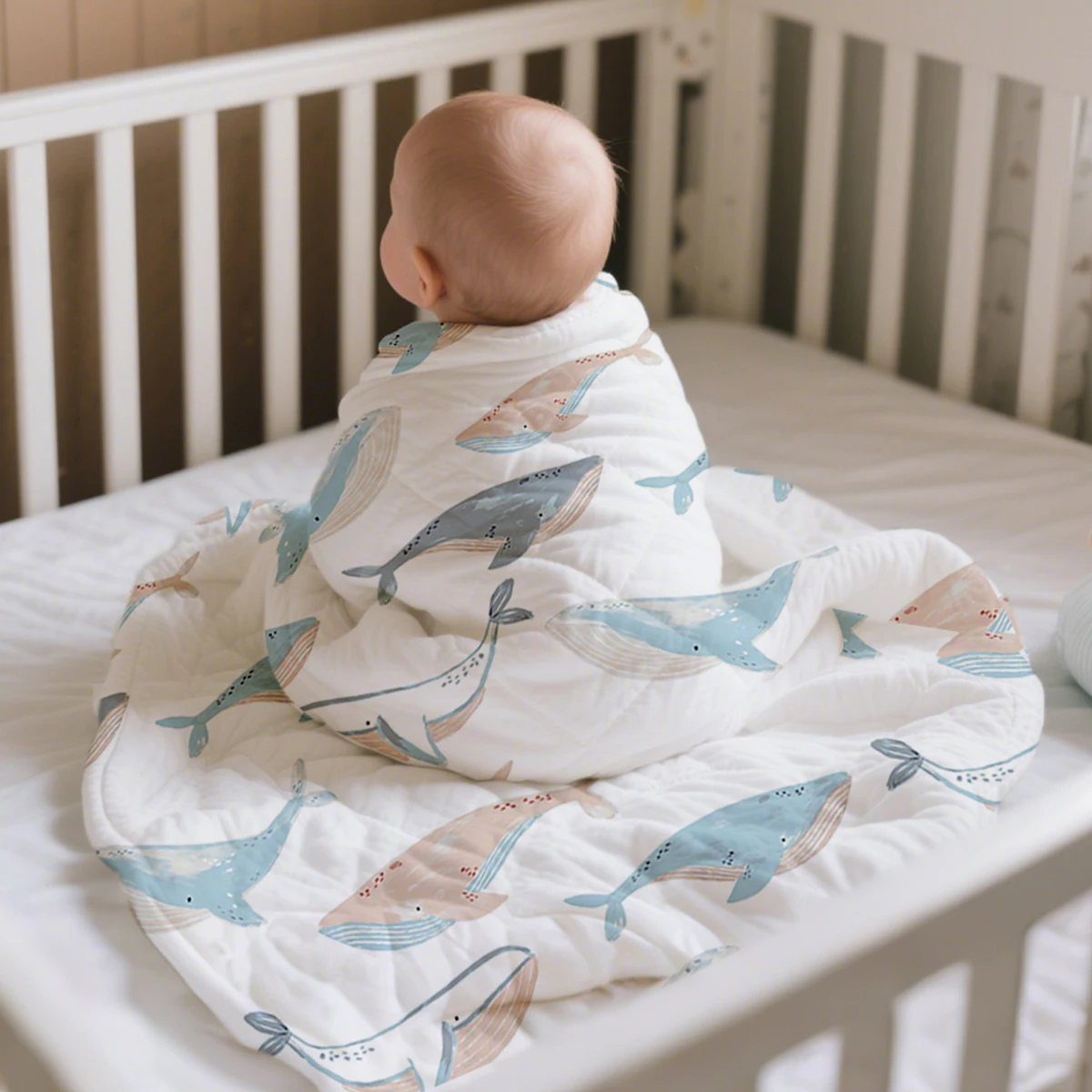 HappyFlute 150x110cm manta suave de doble cara para bebé, colcha fresca y relajante de verano para bebés - imagen 3