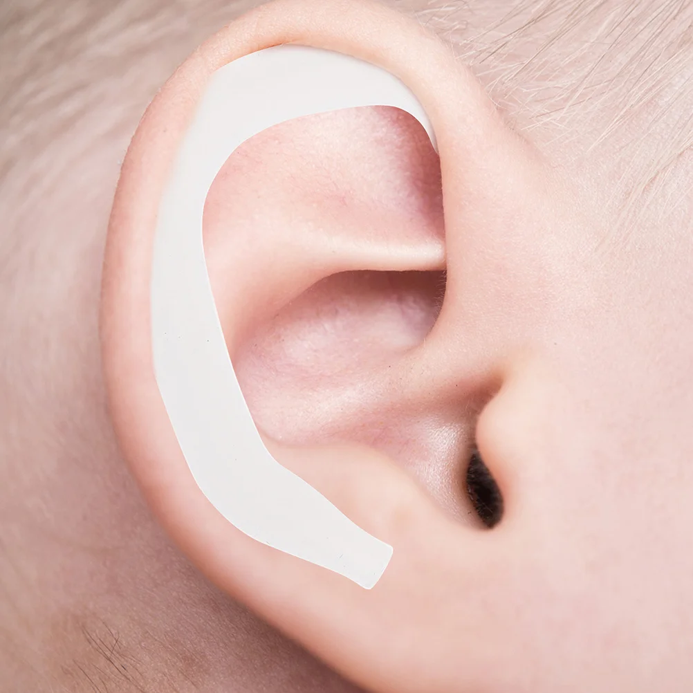 Corrector infantil de silicona, soporte para bebé, corrección sobresaliente, Protector de oído estético para recién nacidos, cinta para la oreja para niños, 16 Uds. - imagen 2