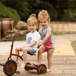 Conjunto vestido de mezclilla para niña verano – Estilo casual