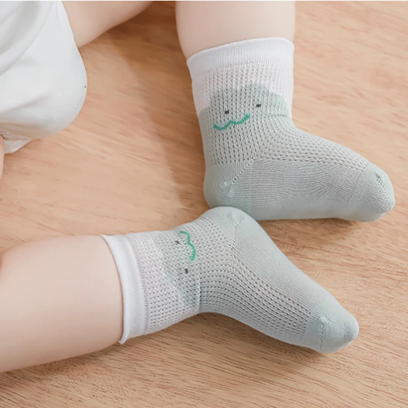 Calcetines de malla para bebé – Algodón suave sin costuras - imagen 2