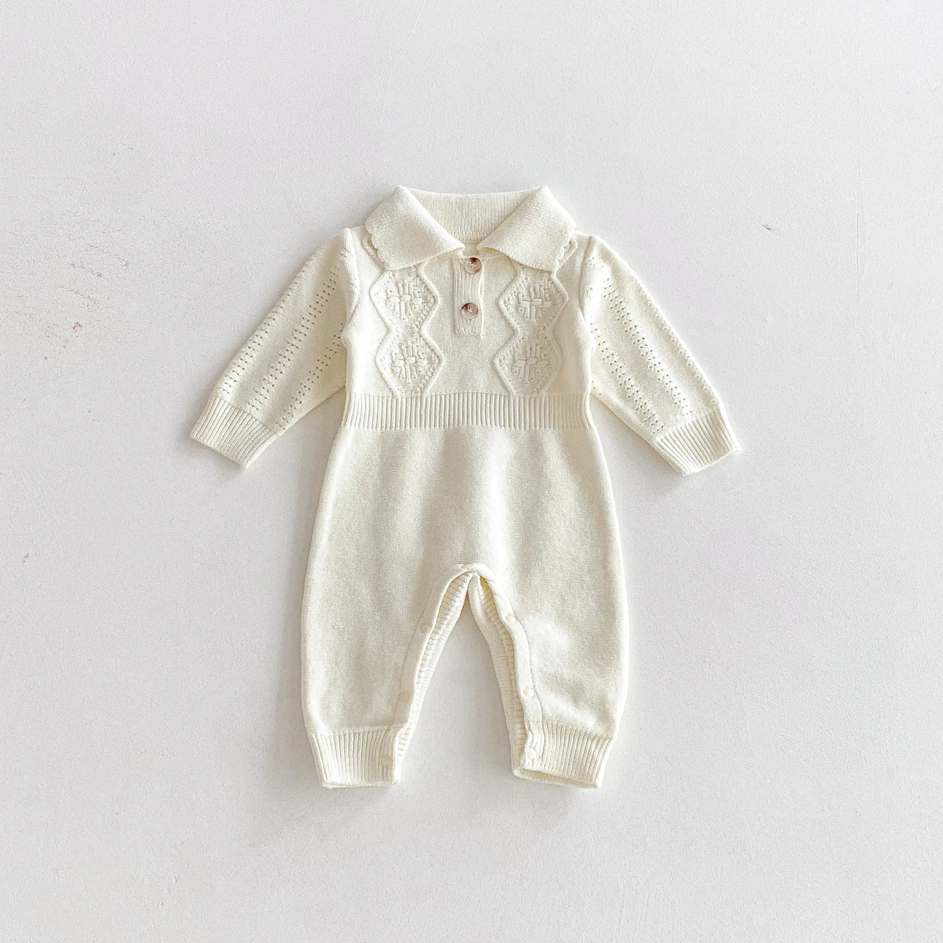 Ropa de otoño para bebés de 0 a 3 años, peleles para niños pequeños, monos para niñas, prendas de punto para niños, traje para niños pequeños - imagen 3