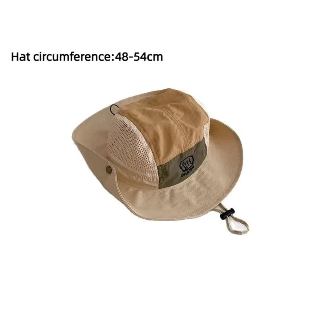 Gorra de pescador infantil en color beige con ala ancha