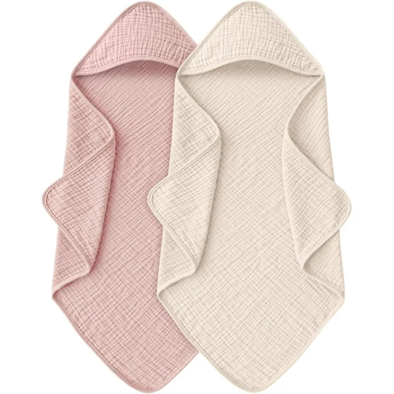 Toalla de bebé con capucha 100% algodón suave súper absorbente envoltura de baño manta Poncho para recién nacido manta transpirable - imagen 3