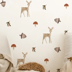 Pegatinas de pared ciervo bohemio para habitación infantil