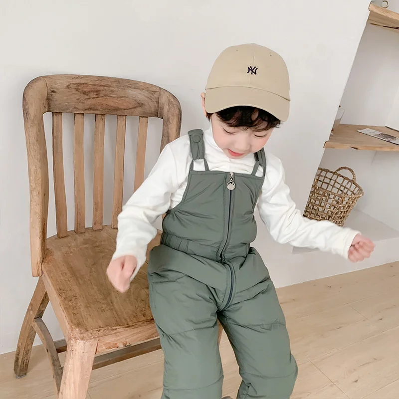 Mono pantalón de invierno tipo mochila – Algodón grueso para niños - imagen 3