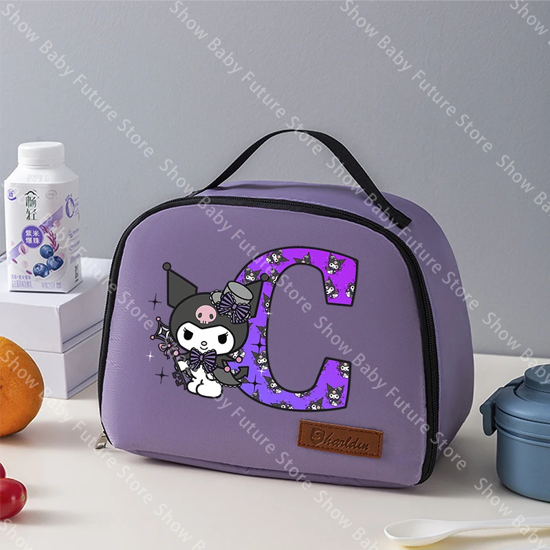 Bolsa térmica infantil Kuromi para niñas – impermeable de dibujos - imagen 2