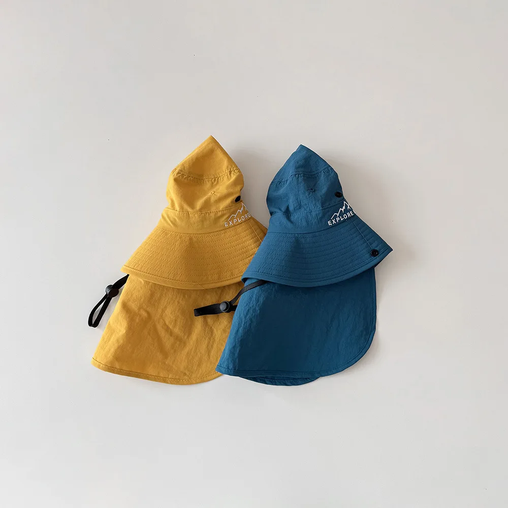 MILANCEL Sombrero pescador para niños – Algodón secado rápido - imagen 3