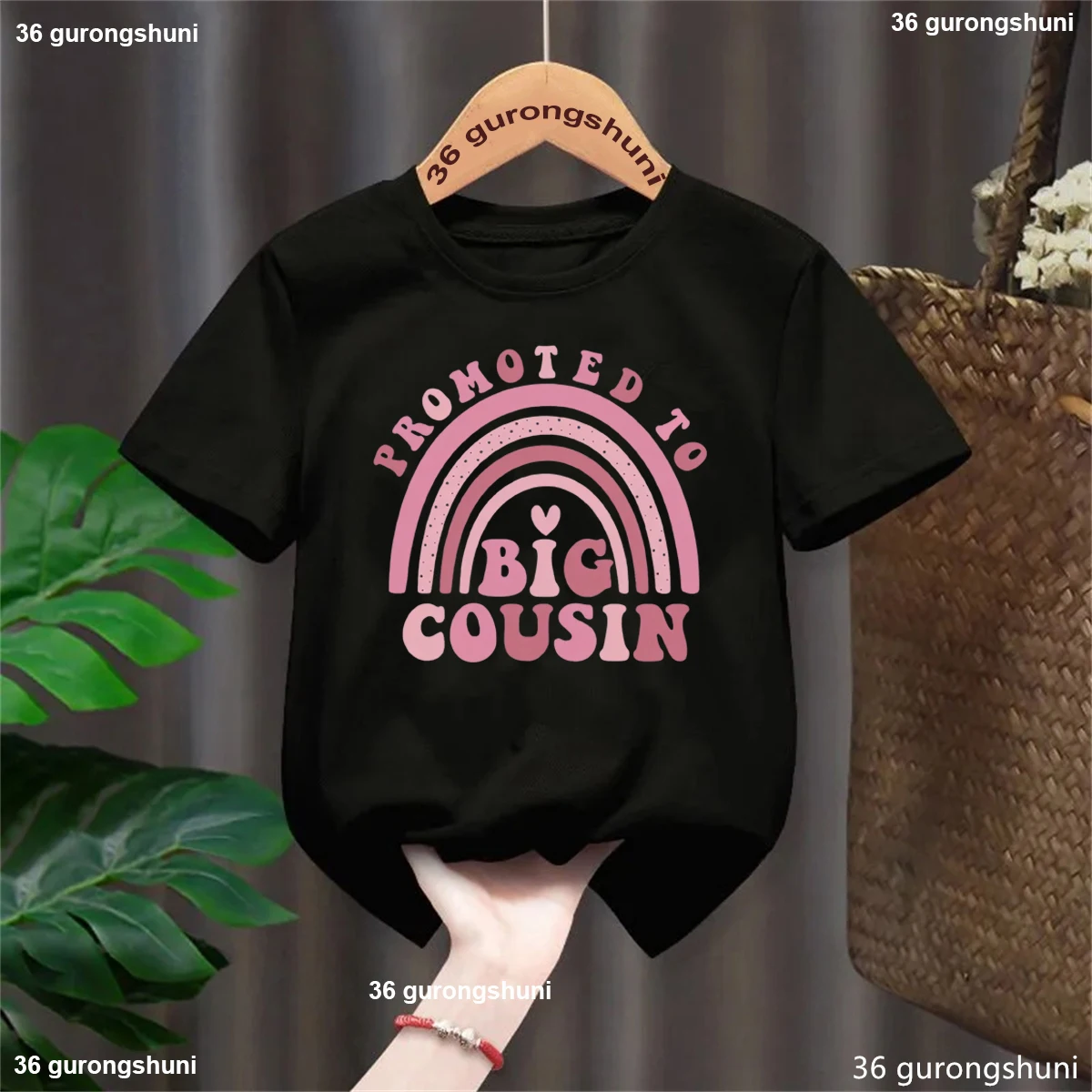 Camiseta arcoíris de algodón suave para bebé niño