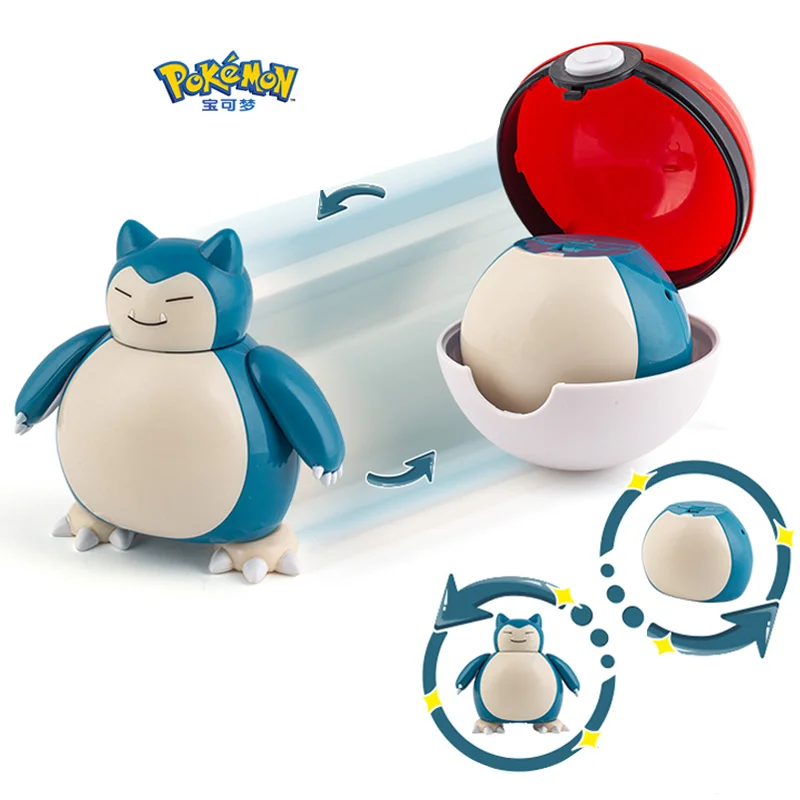 Figuras de acción Pokémon: Pikachu, Gengar, Dragonite y Snorlax - imagen 3