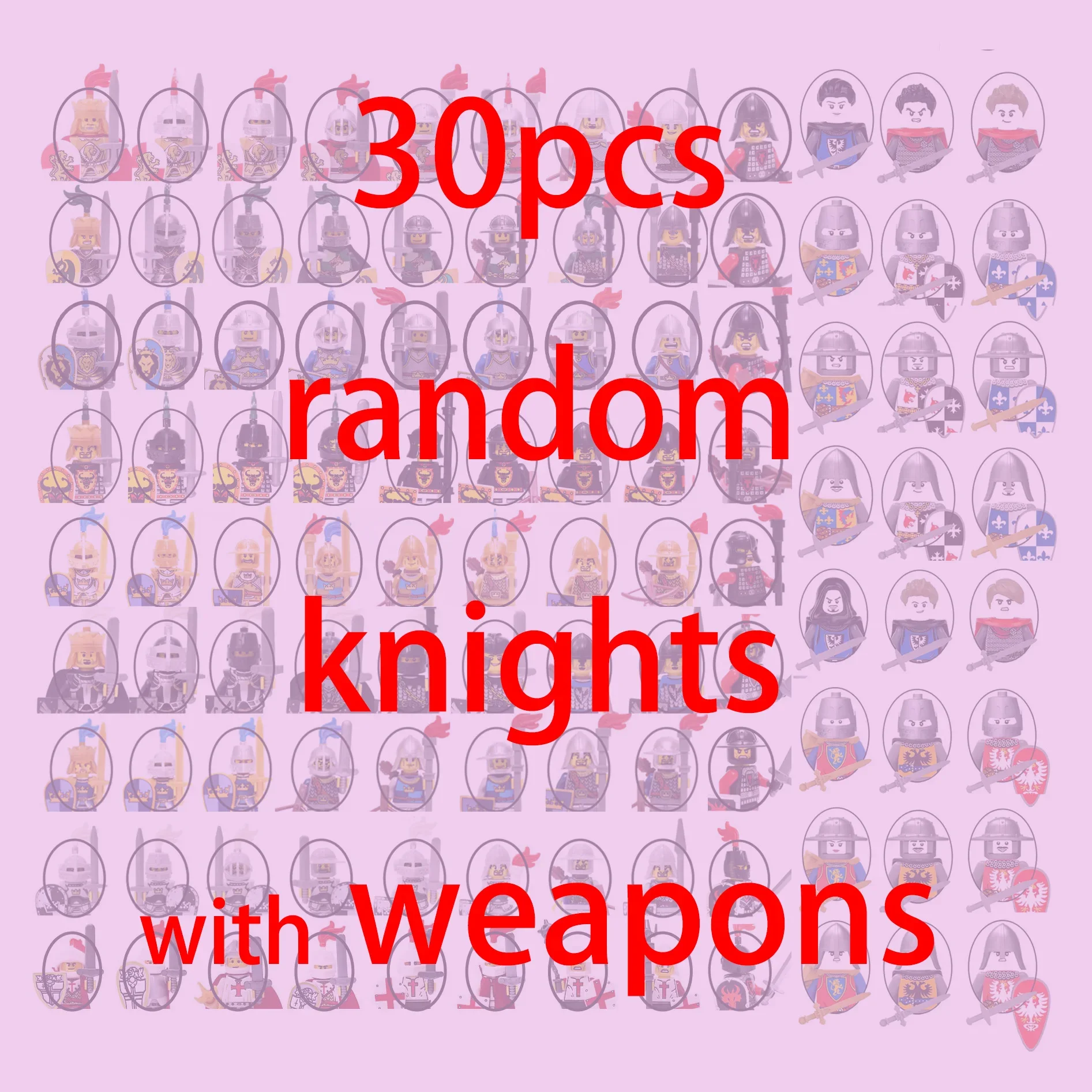 30pcs random knight