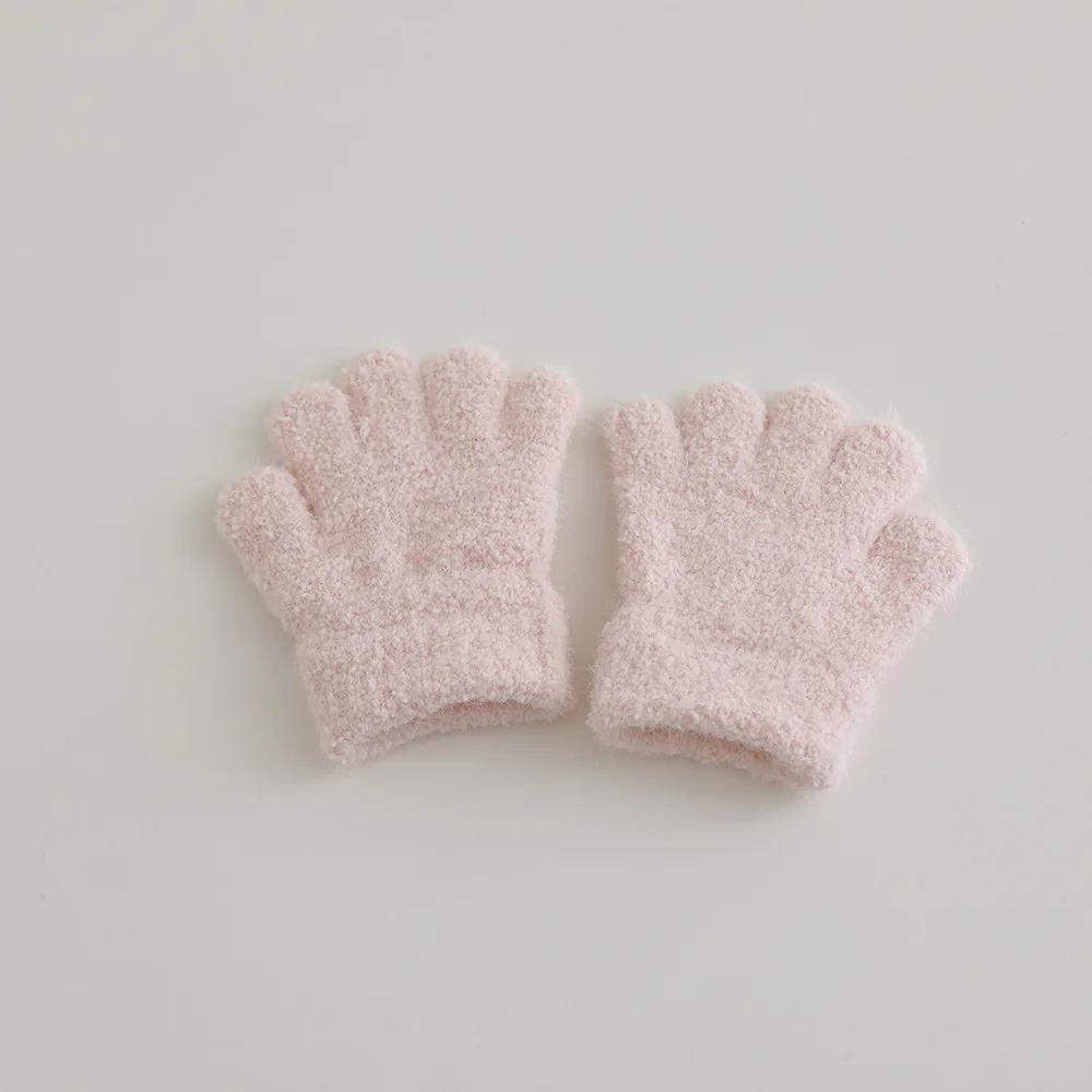 Guantes de Lana Coral Infantiles – Estampado Divertido para Invierno - imagen 5