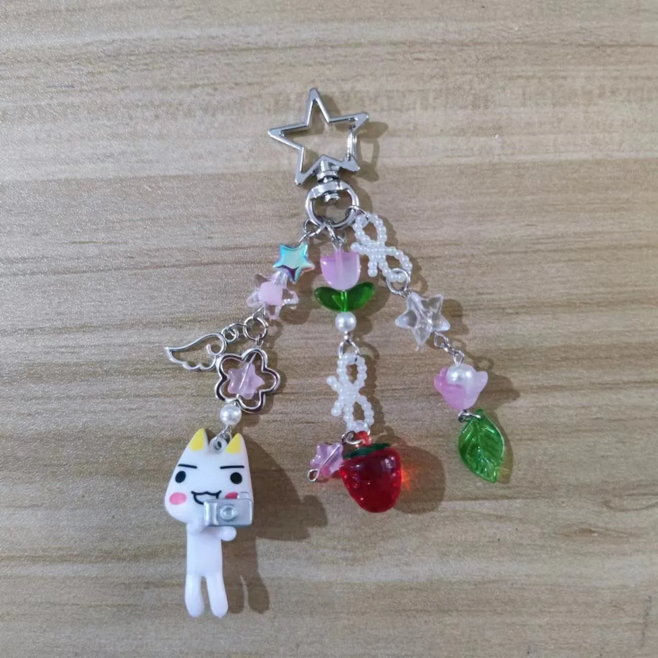 Toro Inoue llavero de teléfono artesanal estilo Kawaii Y2K regalo - imagen 5