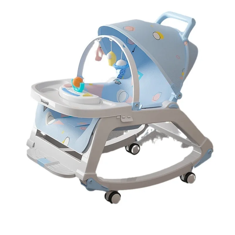 Mecedora para bebé, cochecito, cuna, sillón reclinable, mecedora para dormir para bebé - imagen 5