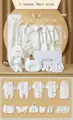 19pcs white