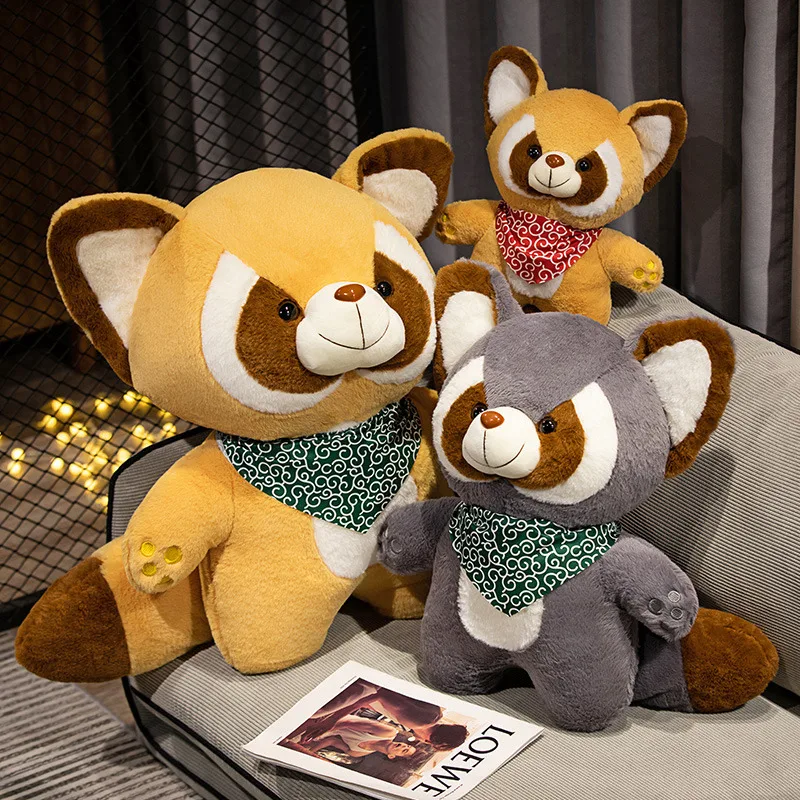 Peluche mapache suave para decoración de dormitorio y regalo - imagen 5