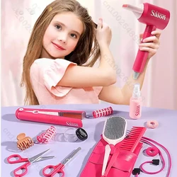 Juego de peluquería para niñas con secador y maquillaje