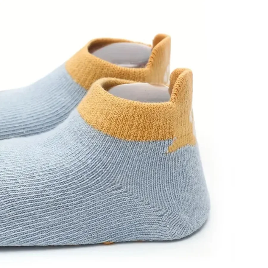 Calcetines de algodón con estampados animales para niños - Cómodos y transpirables