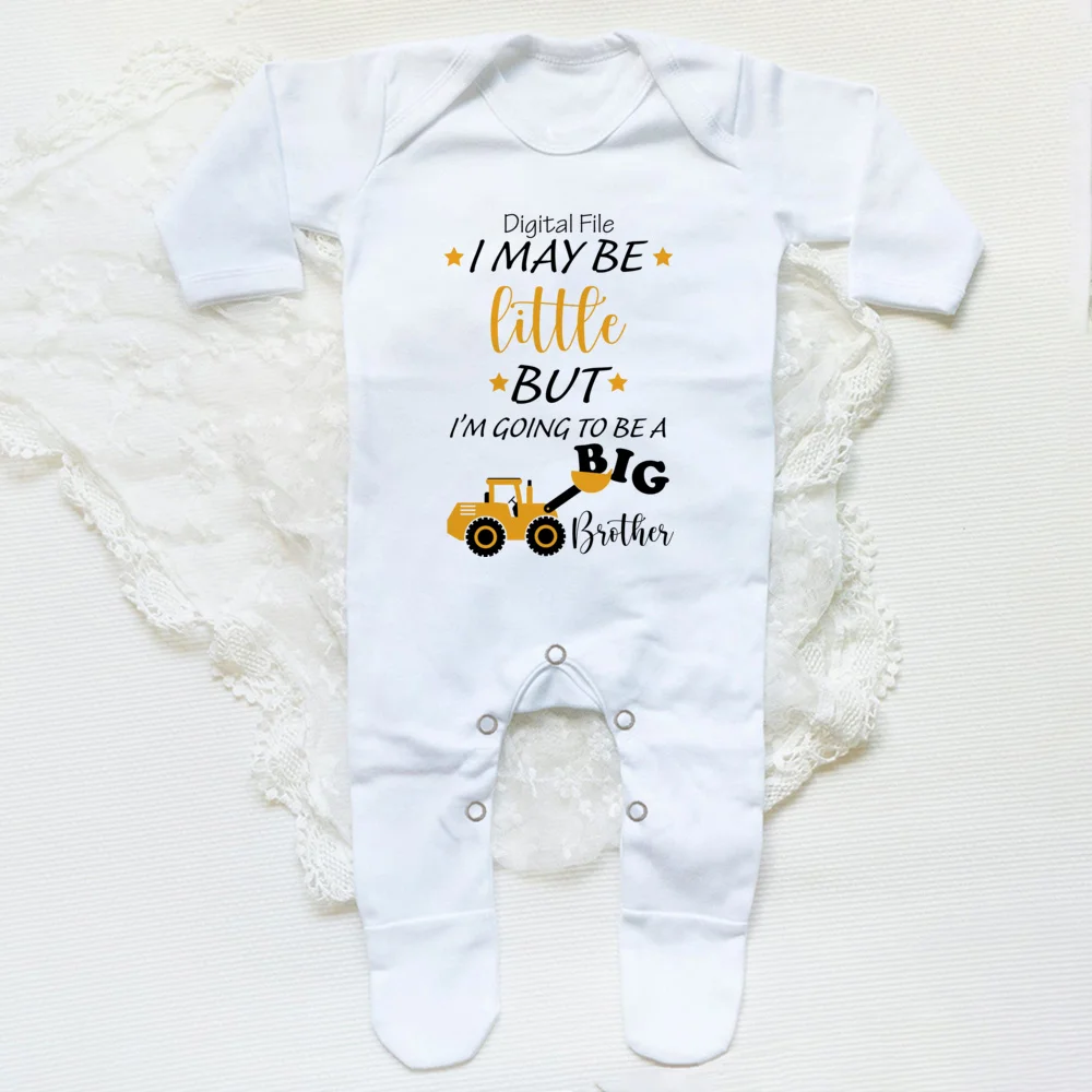 Babygrow-body para bebé, ropa de dormir de un primo grande, Body de bebé, trajes de regreso A casa - imagen 4