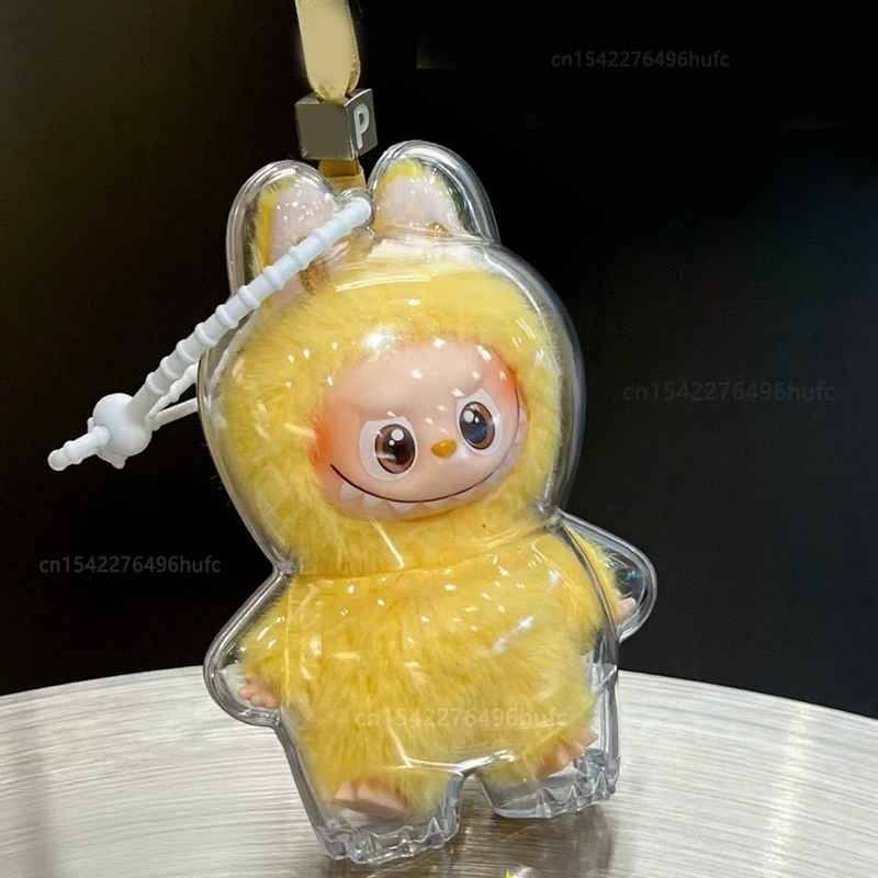 1/3 Uds funda protectora para LABUBU 4 PIN para la serie LOVE muñeco de peluche de vinilo cubierta antipolvo caja de almacenamiento para accesorios LABUBU regalos - imagen 4