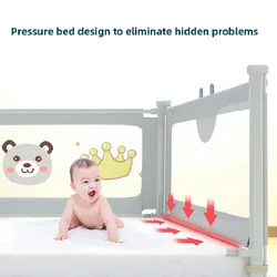 IMBABY Barandilla seguridad cama bebé – Protección anticaída para dormir